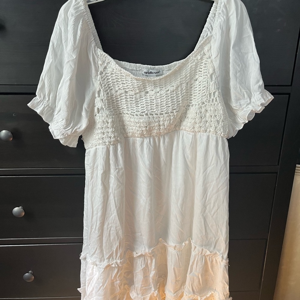 Charlotte Russe Dress XL white